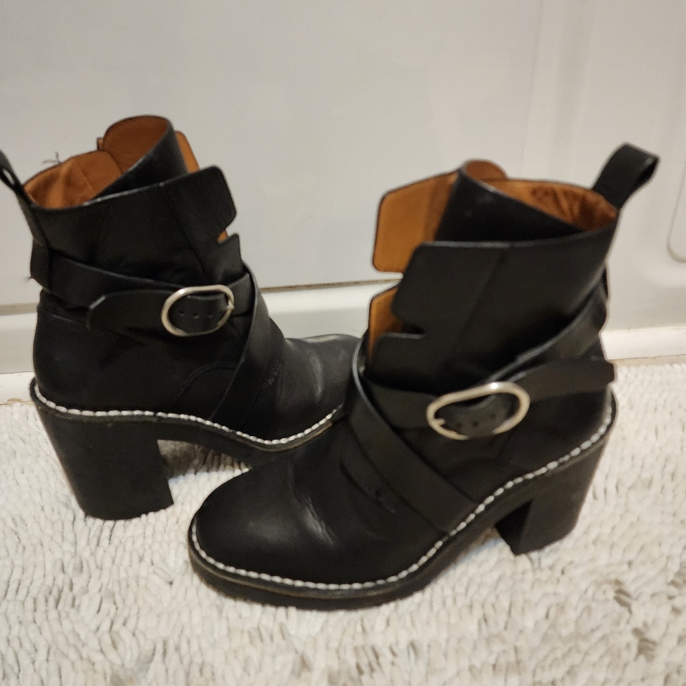 Allsaints leather ankle boots